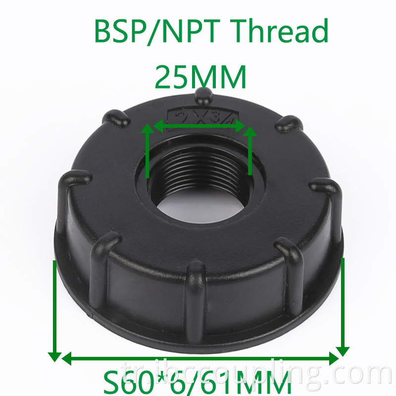 Ibc Tank Adapter S60x6 1/2" Female